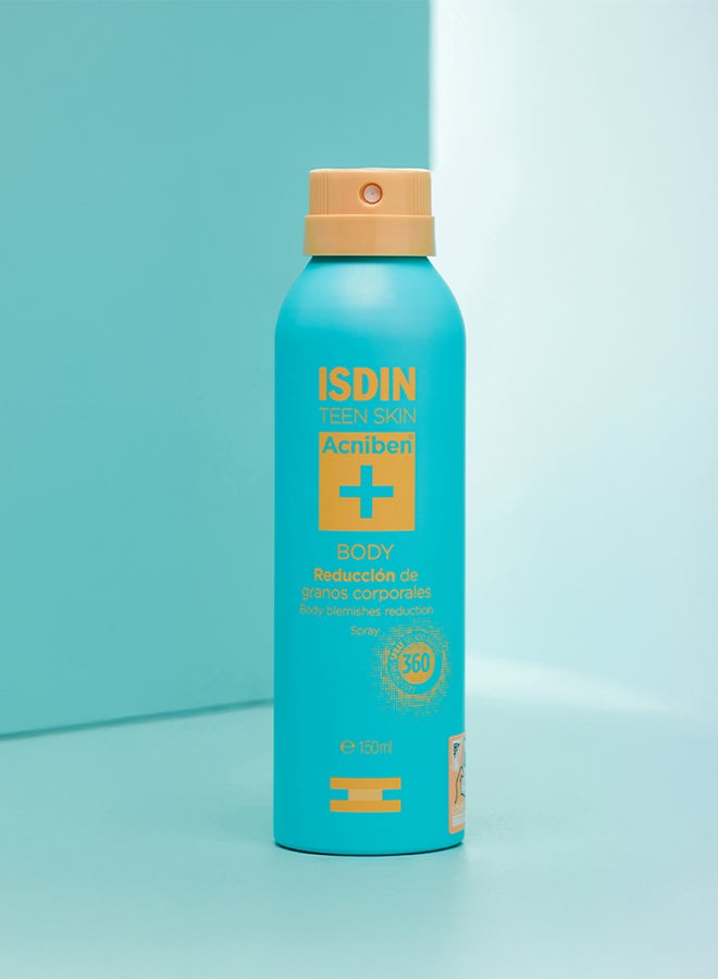 ISDIN Acniben Body Spray [150Ml] – 360-Degree Fast-Drying Spray With Salicylic Acid To Clear Acne On The Back, Shoulders, And Chest - Image 5