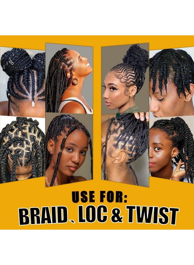 Goiple 8.8OZ Strong Hold Braiding Gel for Twists, Locs, Cornrows - Tames Frizz, High Shine, No Flake, Easy Edge Control - Image 3