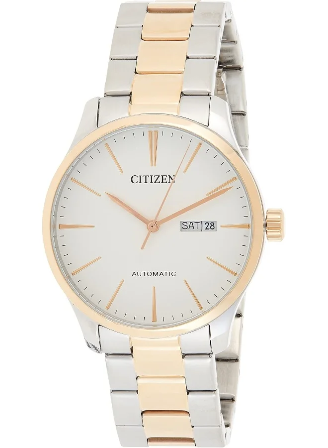 CITIZEN Citizen Men White Dial Stainless Steel Band Watch - NH8356-87A