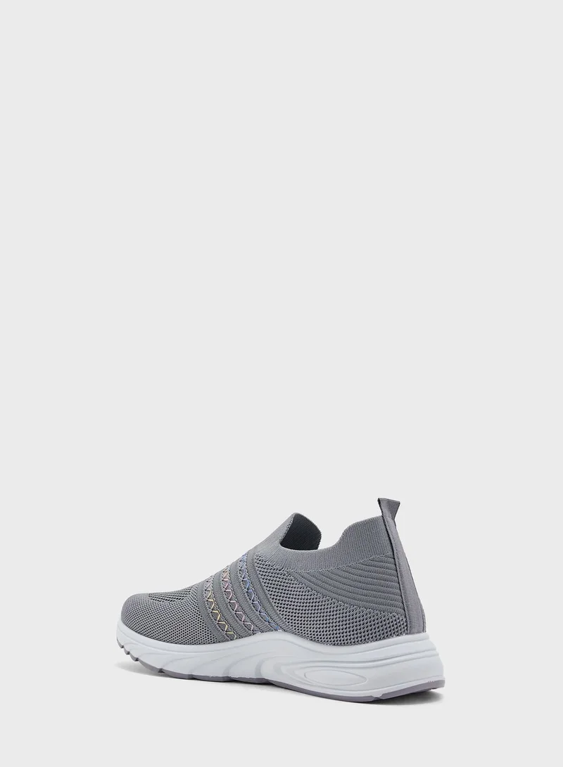 Ginger Zig Zag Detail Comfort Shoe