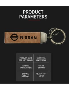 Ford Metal Ring PU Leather Strap Keychain Home Key Chain Car Keychain FORD Car Key Chain Super Finish 1Pcs  - Image 5