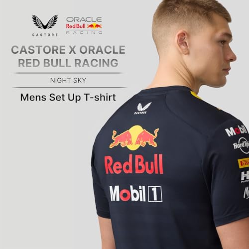 Castore Red Bull Racing F1 Team Men's Set Up T-Shirt - Night Sky Blue – Official 2025/26 Formula 1 Team Kit | Premium Motorsport Apparel | F1 Merchandise - Image 2