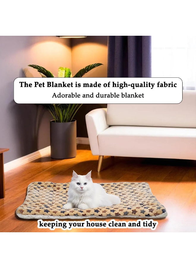 أن ان سي بيتس بطانية للحيوانات الأليفة بنمط نجمة، ناعمة ورقيقة، خفيفة الوزن، مريحة، قابلة للغسل، وجيدة التهوية، بطانية دافئة ذات وجهين من القطيفة، سهلة الحمل، مناسبة للحيوانات الأليفة المتوسطة والكبيرة، 70 سم (أصفر) - Image 5