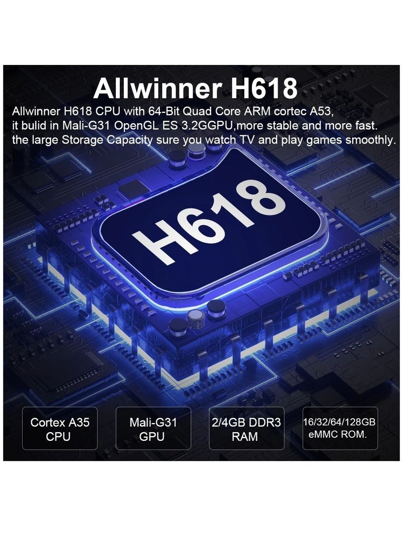 Transpeed Android 12.0 Set Top Box Voice Assistant 6K  4GB 32 GB - Image 4