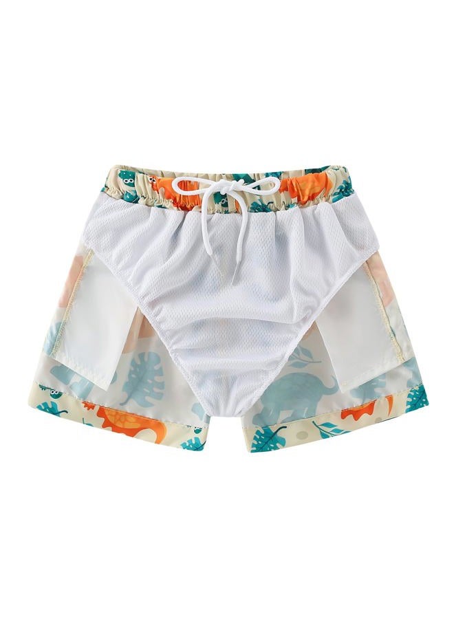 YAGATA Boys Swim Trunks Toddler Broad Swim Shorts Quick Dry Kids Swim Bathing Suit Boys Swim Set, Dinosaurs a, 2-3 Years - Image 3