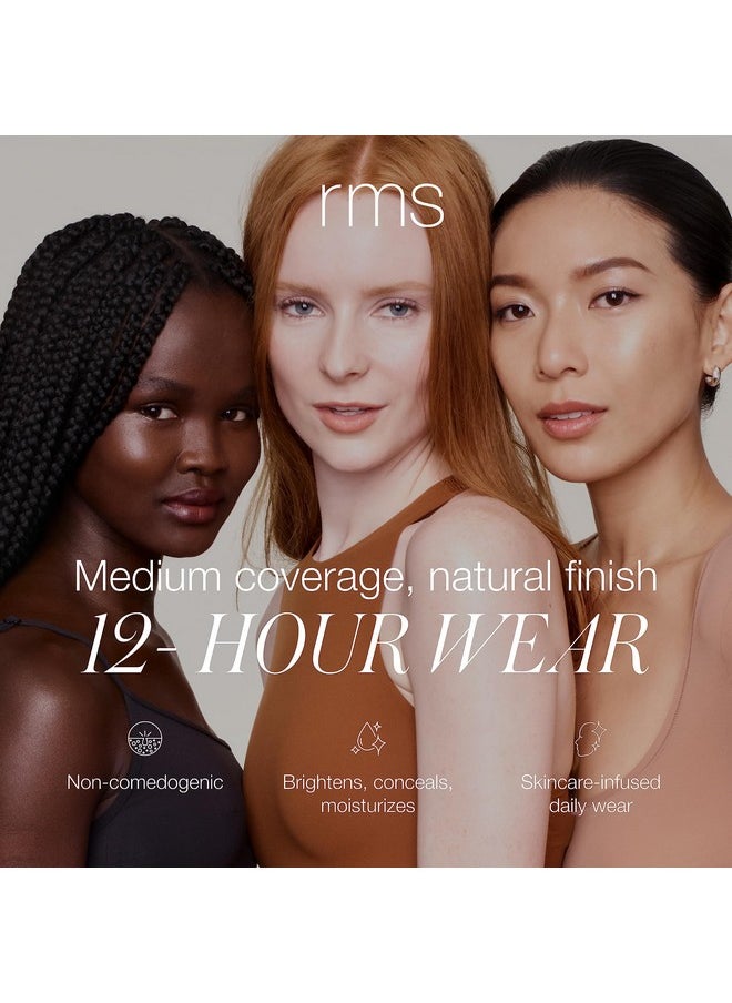 RMS Beauty - Reevolve Natural Finish Foundation Liquid Foundation Face Makeup Makeup Foundation Skin Tint Refillable Foundation Pump Make Up - Image 1