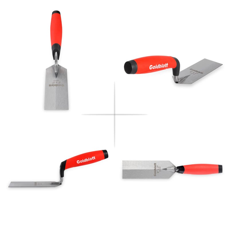 Goldblatt Industries Margin Trowel set, 6"X2" & 5"X2", Professional Masonry Flooring Tool for Concrete, Cement, Tile - Image 5