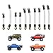 MEUS Racing SCX24 Links Metal High Clearance Chassis Links Steering Links Set for Axial SCX24 C10 Bronco Wrangler 124 RC CrawlerAluminum Alloy - Image 2