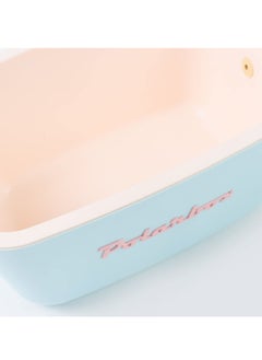 Polarbox Polarbox® 12 L Ice Box - Portable - Rigid Thermal Insulated Cooler Box - For Outdoor Beach Picnic, Party Drinks & Food Use - Storage Box - Pop - Sky Blue/Baby Rose Cooler with Baby Rose Leather Strap  - Image 4