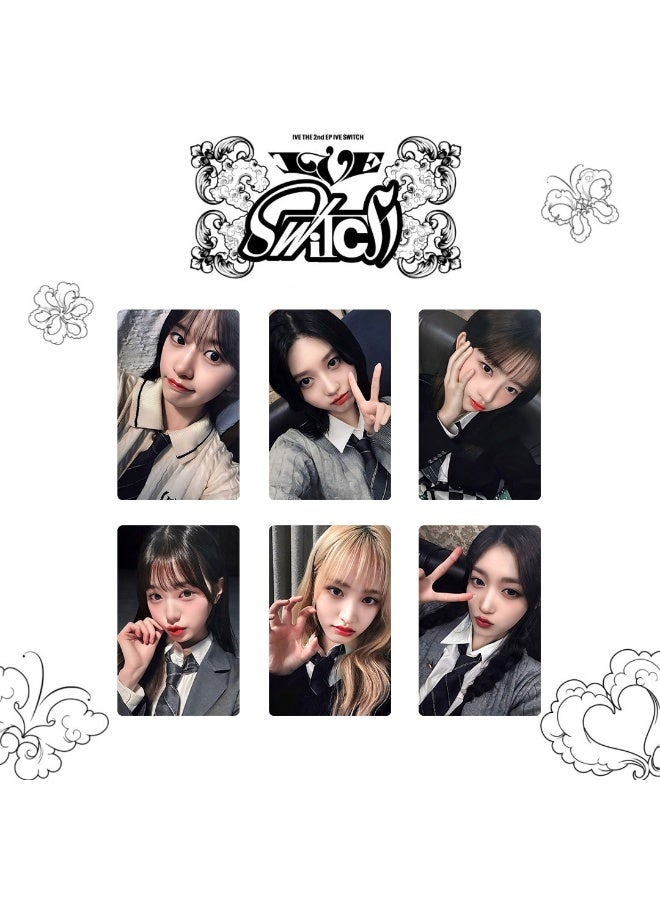 NIBEMINENT 6 Pcs Kpop IVE SWITCH Lomo Cards Card For Fans Collection Gifts - Image 1