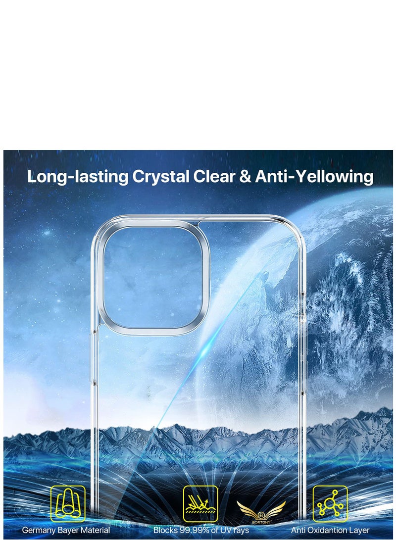 iPhone 14 Pro Protective Case Clear TPU Soft Scratch-Resistant Anti-Drop Slim Thin Crystal Case Cover Compatible with iPhone 14 Pro 6.1 Inch - Image 2