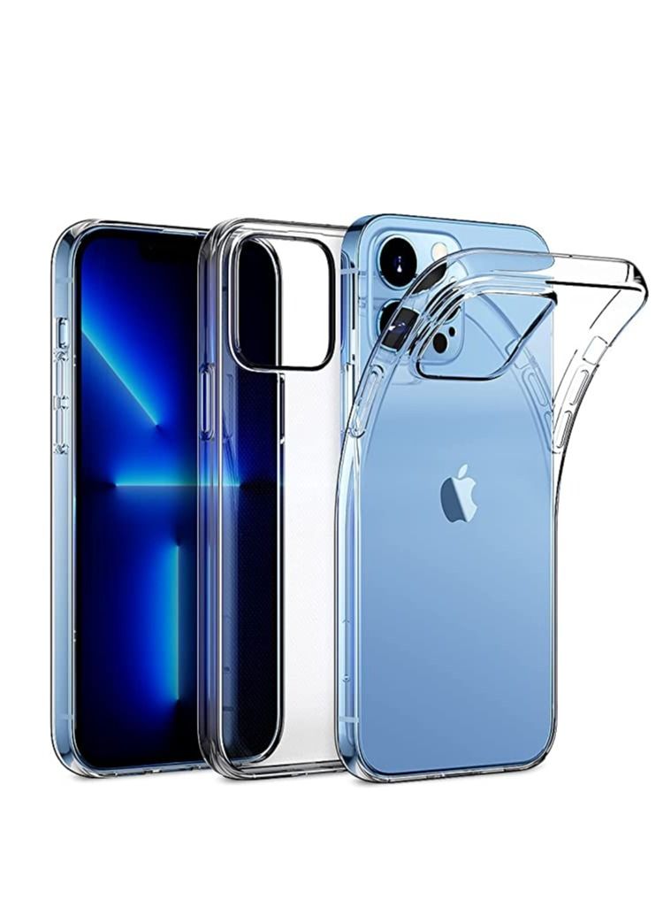 iPhone 14 Pro Protective Case Clear TPU Soft Scratch-Resistant Anti-Drop Slim Thin Crystal Case Cover Compatible with iPhone 14 Pro 6.1 Inch - Image 1