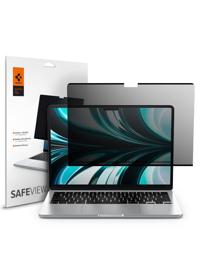 MUNTAQI Magnetic Privacy Screen for MacBook Air 13 Inch M2 (2022/2023) – Anti-Spy Laptop Screen Protector, Magnetic Attachment, Blue Light Filter, Anti-Glare Matte Film for MacBook Air M2 13.6” - Image 2