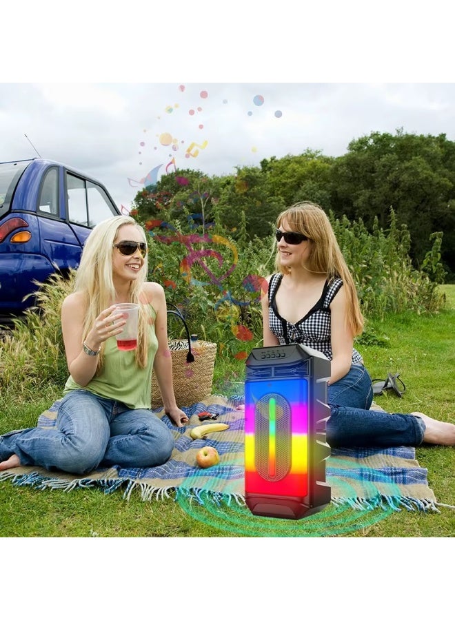 singe Solar Charging Bluetooth Portable Wireless Speaker 1800mah 8w 4Inch - Image 4