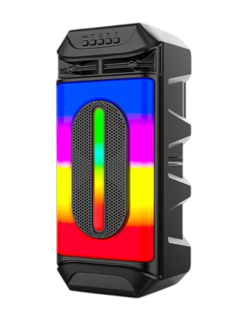 singe Solar Charging Bluetooth Portable Wireless Speaker 1800mah 8w 4Inch - Image 2