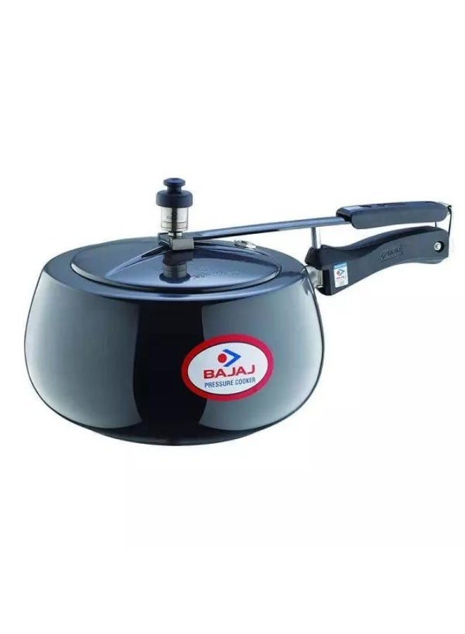 Bajaj PCX 63H, 3 ltr, Aluminium Handi Pressure Cooker (Black, ISI Certified) - Image 1