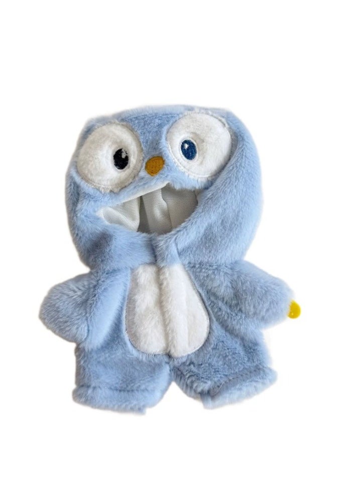 Cloth for labubu V1 (Only cloth not include the doll) Macaron Labubu Clothes 17CM Pendant LABUBU Replacement Siamese Penguin  - Image 1