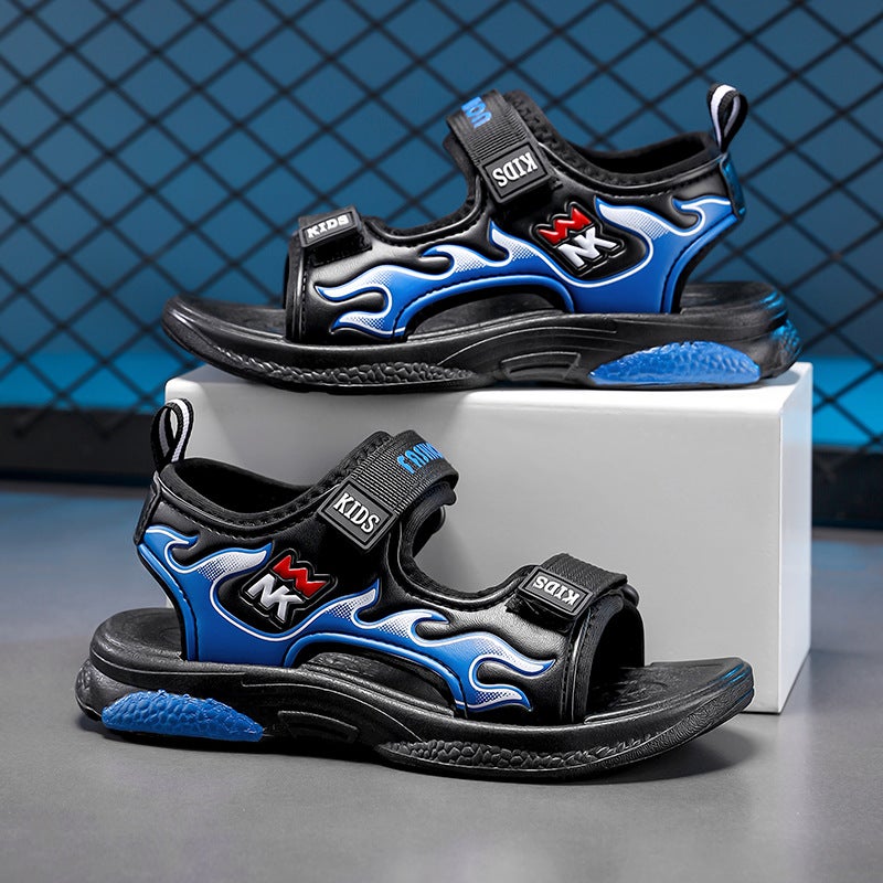 Children'S Sandals Sports Beach Shoes 25 Summer Webbing Velcro Boys Large, Medium And Small Children'S Outdoor Casual Children'S Shoes Dropshipping - Image 5