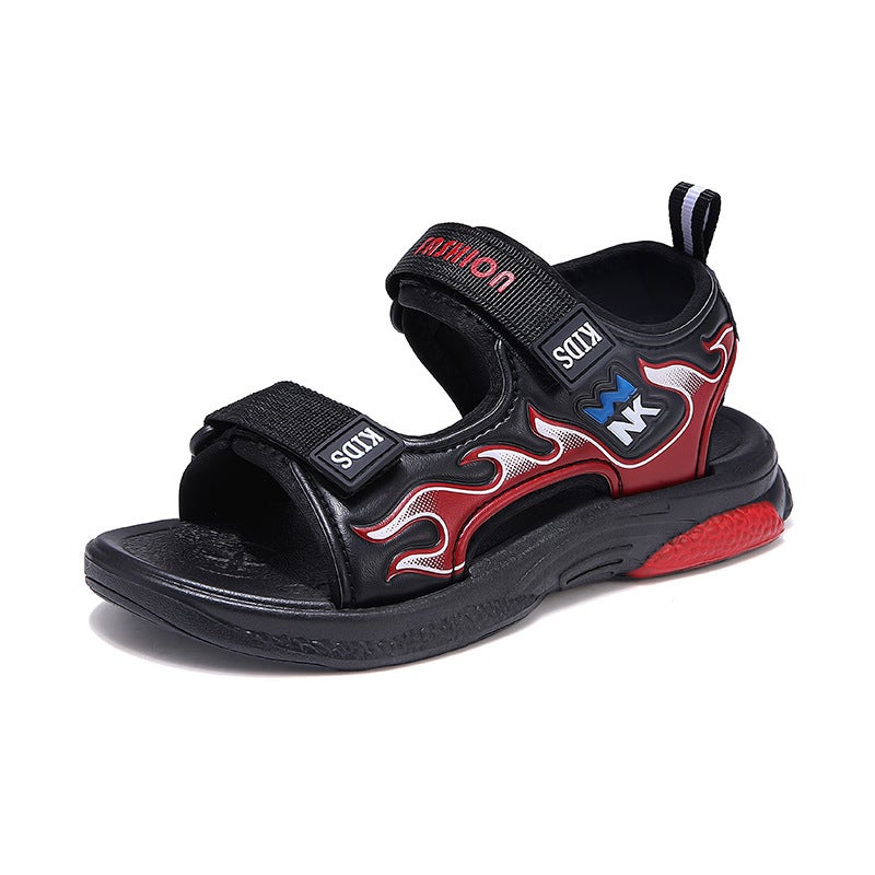 Children'S Sandals Sports Beach Shoes 25 Summer Webbing Velcro Boys Large, Medium And Small Children'S Outdoor Casual Children'S Shoes Dropshipping - Image 1