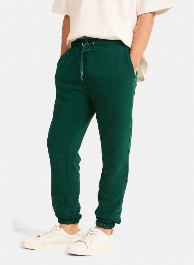 Premoda Men Sweat Pant Basic Jogger/Regluar fit Sweatpants Cotton Green - Image 3