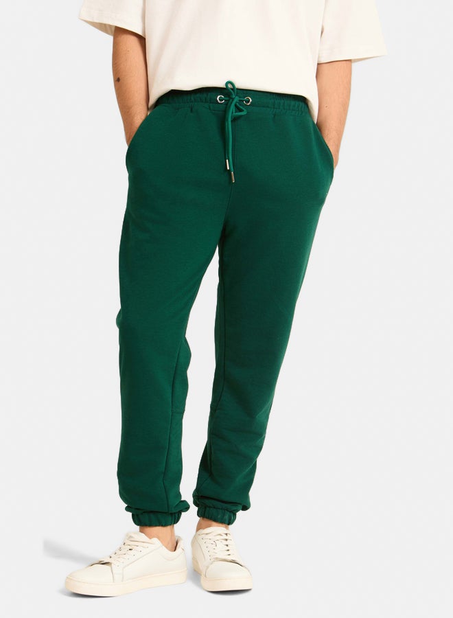 Premoda Men Sweat Pant Basic Jogger/Regluar fit Sweatpants Cotton Green - Image 2