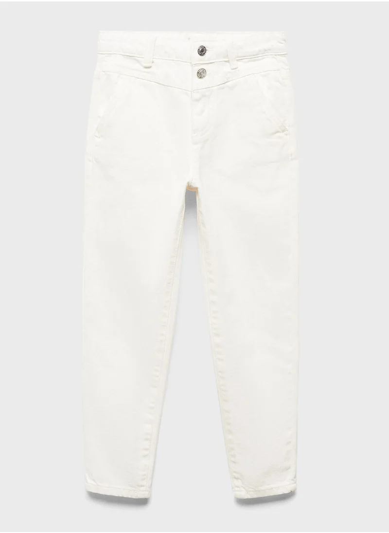 MANGO Kids Straight Fit Jeans