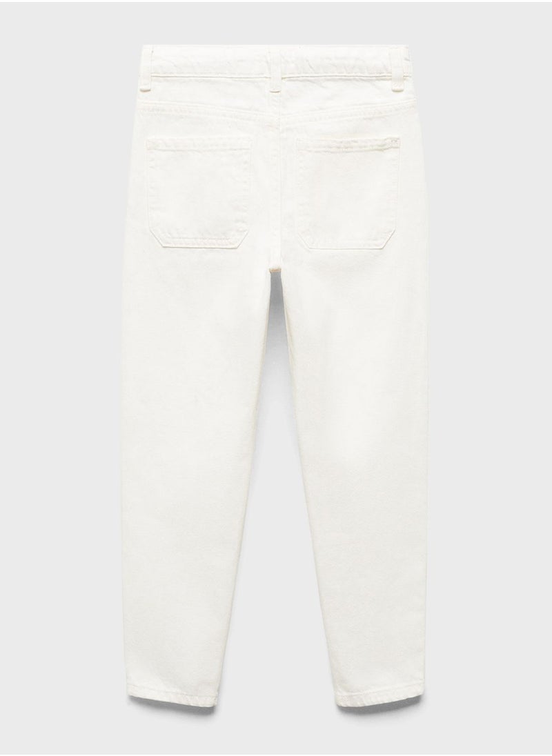 MANGO - Kids Straight Fit Jeans - Image 1