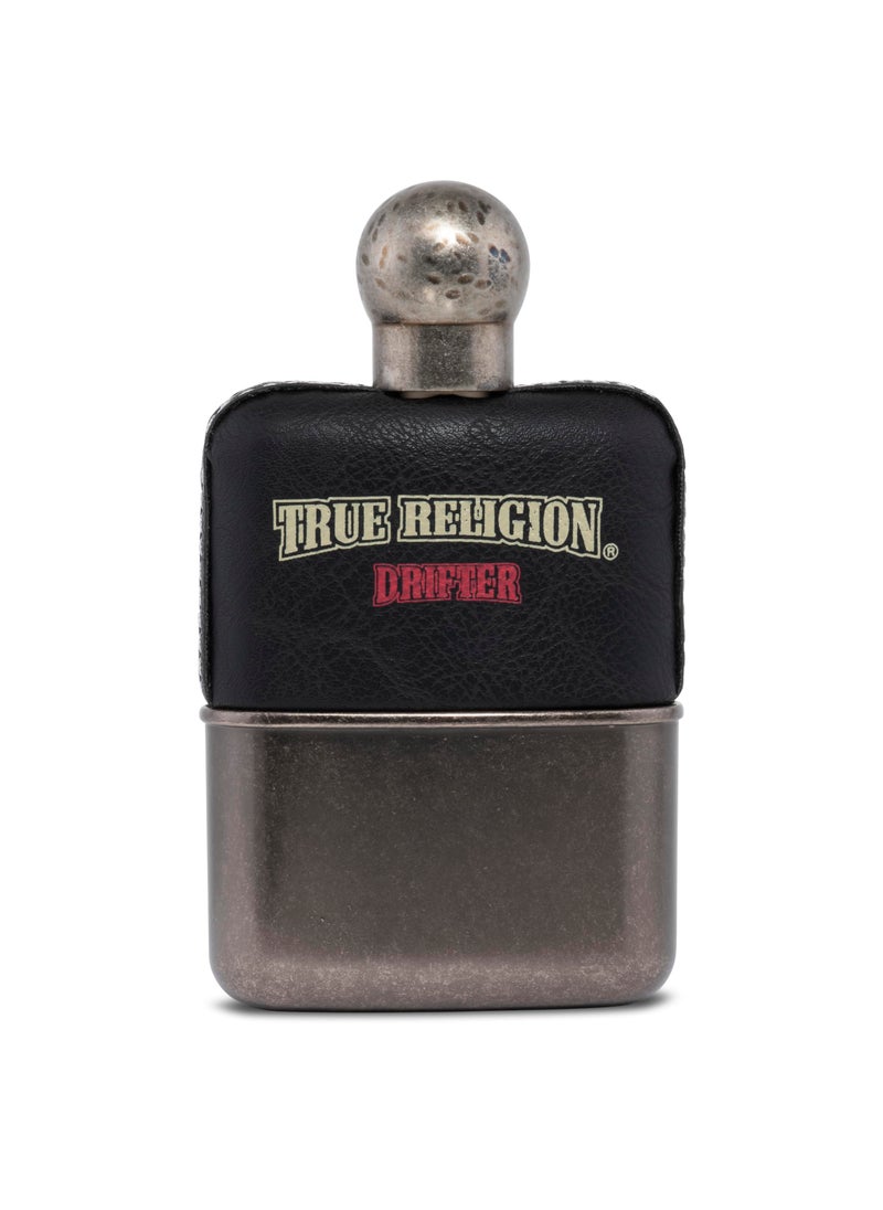 TRUE RELIGION - True Religion Drifter Men's Cologne - 3.4 fl oz eau de toilette - aromatic, herbal, marine - bergamot, apple, aquatics, lavender, juniper, sage, vetiver, musk, patchouli - Fashion for the senses - Image 1