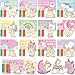 ojustbeok 24 Pack Valentines Day Cards Paint Set for Kids Valentines Unicorn Wood Painting Crafts Kit with Markers Valentine DIY Classroom Exchange Gifts for Kids School Girls Boys Class Party Favor - Image 3