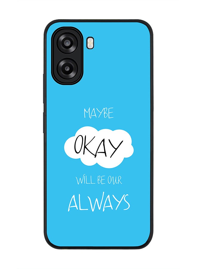 Stylizedd For Oppo A6x 5G / A6x 4G Case,Slim fit Camera Protection, Shockproof Thin Phone cover  - Maybe Okay - Image 1