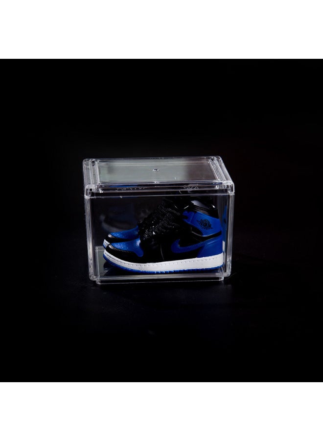 Creative Diy Model Desktop Decoration For Boys And Girls Birthday Gift Trendy Mini AJ Sneakers Shoes Wall-Color:1 Black And Blue - Image 1