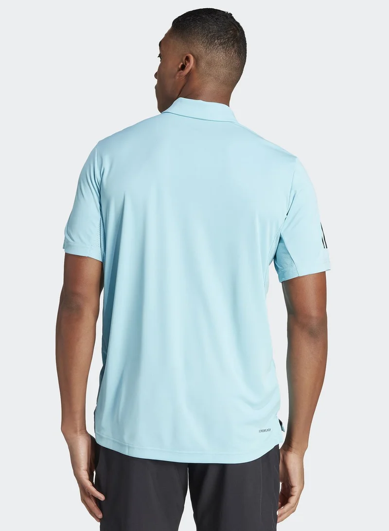 Adidas Club 3 Stripes Polo T-Shirt