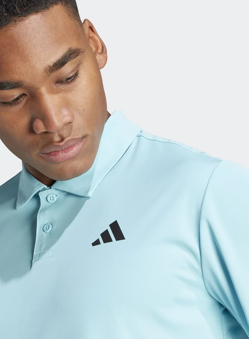 Adidas Club 3 Stripes Polo T-Shirt
