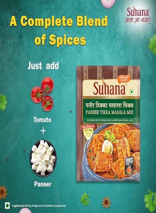 Suhana easy to cook Paneer Tikka Masala - A complete blend of Spices (400g, 50g X 8 Pouch), Powder Masala - Image 4