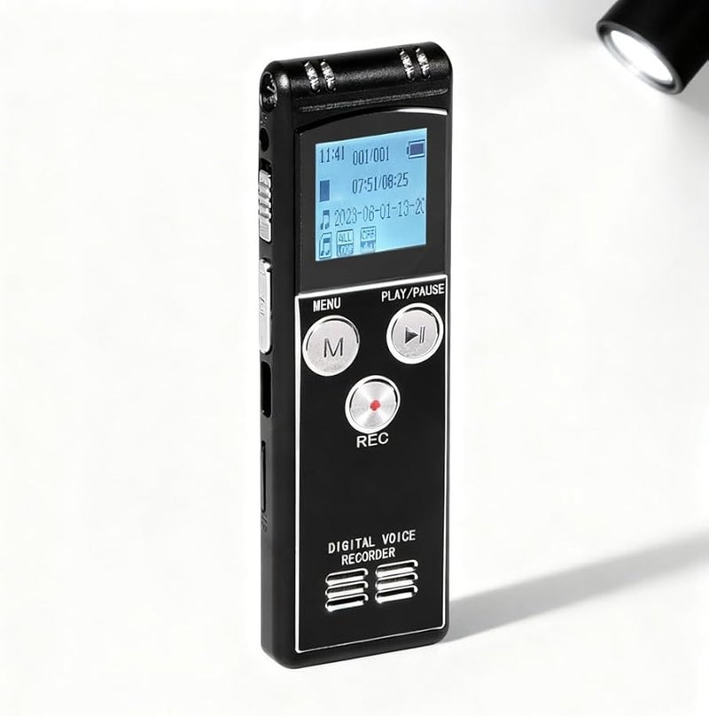 64GB Voice Activated Recording Device Portable Audio Recorder for Lectures Interviews Meetings - Image 2