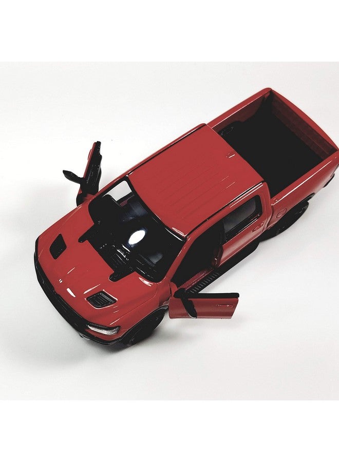 Kinsmart 2019 Red Dodge Ram 1500 Pickup Truck1/46 O Scale Diecast Truck - Image 3