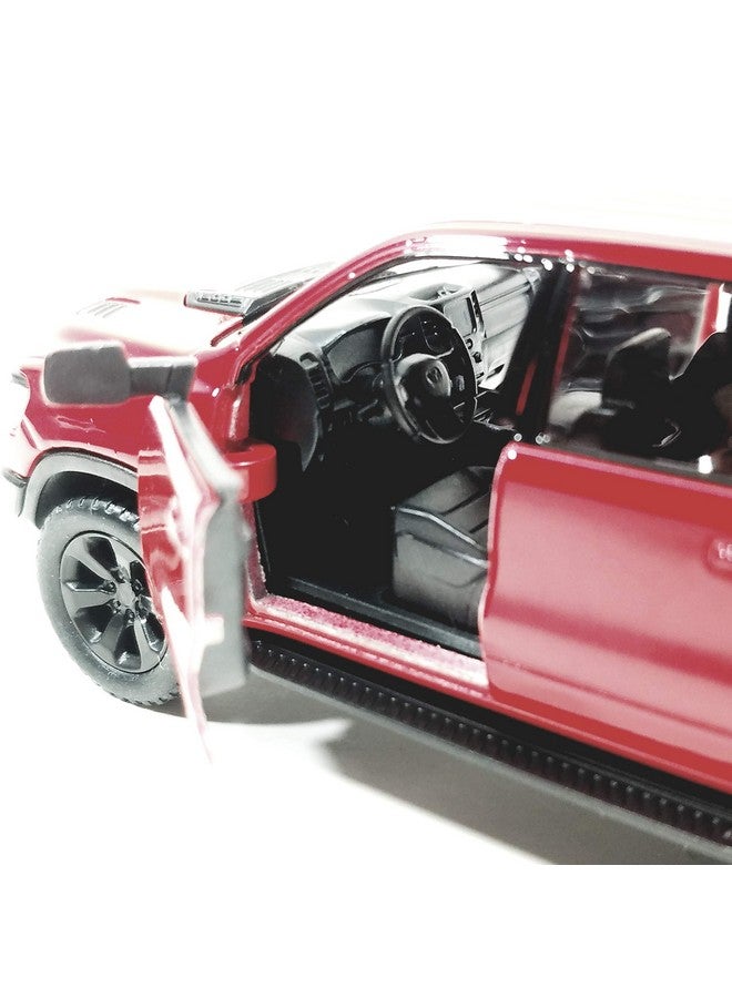 Kinsmart 2019 Red Dodge Ram 1500 Pickup Truck1/46 O Scale Diecast Truck - Image 4