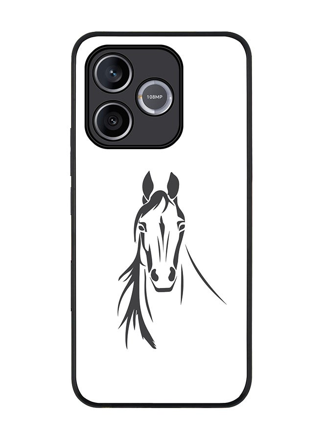 Stylizedd For Honor 600 Lite / 500 Smart / Honor X80i Case,Slim fit Camera Protection, Shockproof Thin Phone cover  - Arabian Stallion - Image 1