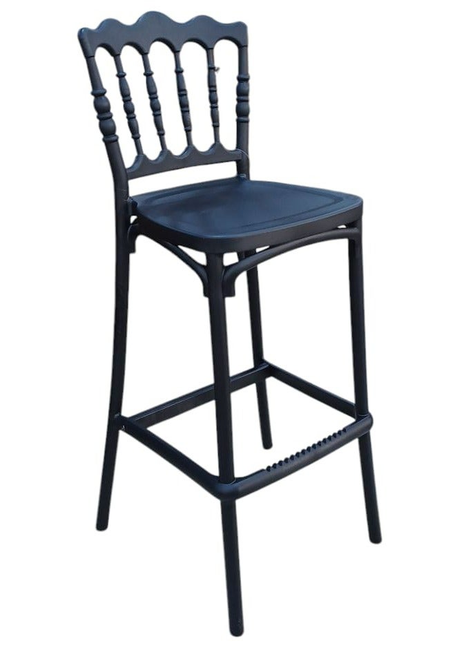 Generic Elegant High Plastic Bar Stool – Perfect for Kitchens, Cafés, and Bars 