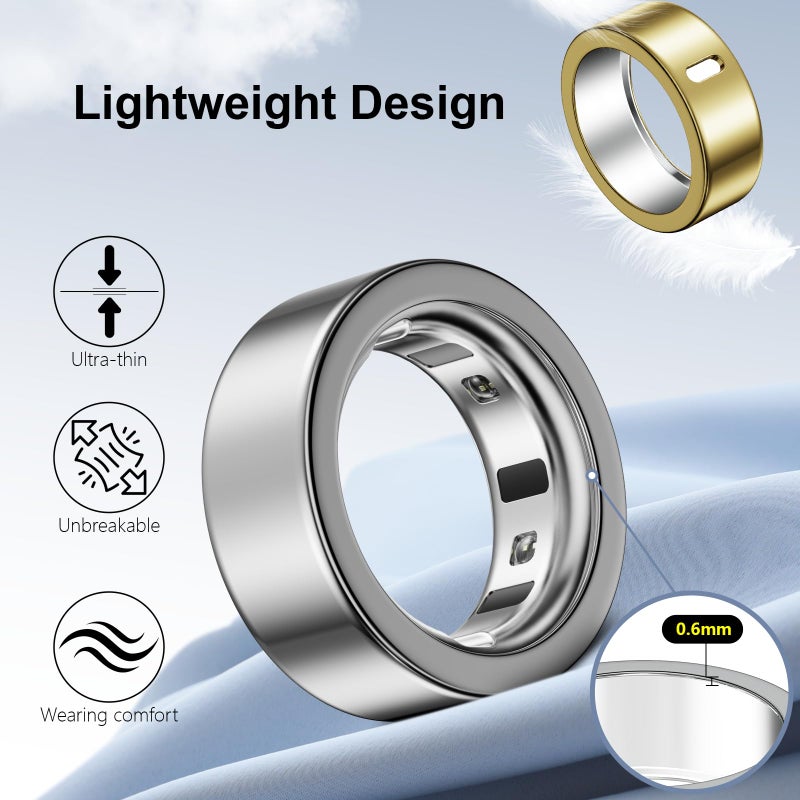 Hexasider 5 Pack Ring Cover Compatible with Oura Ring Gen 4/Oura Ring Gen 3 Horizon/Heritage, Abrasion-Resistant TPU Case for Oura Ring Protector Accessories for Oura Size 9 - Image 5