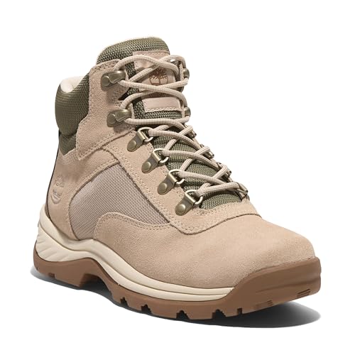 Timberland Women's White Ledge Mid Waterproof Hiking Boot, Light Beige Suede, 11 - Image 2