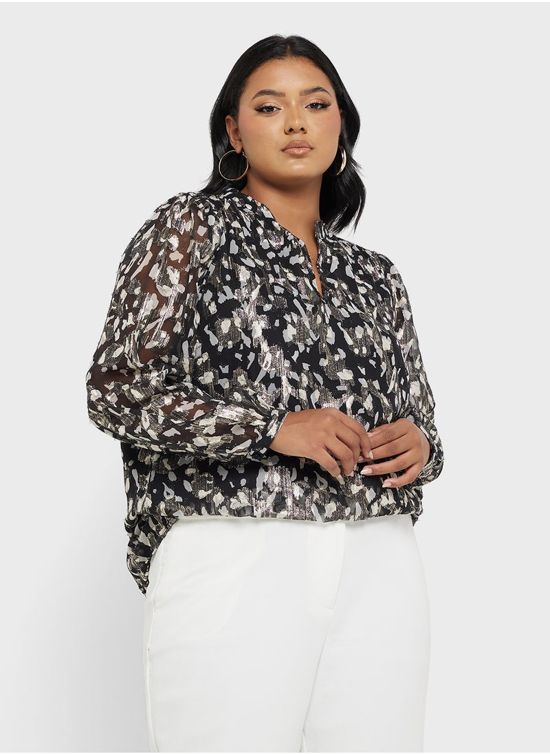 Only Carmakoma Carmaliko V-Neck Top  - Image 1