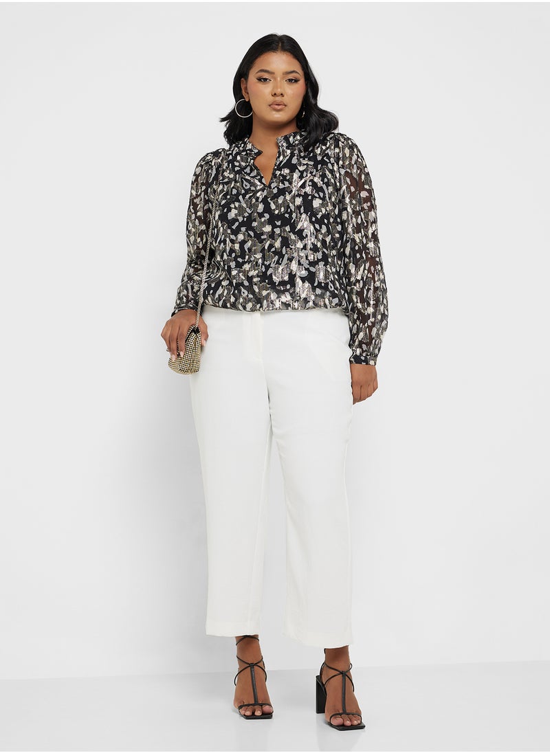 Only Carmakoma Carmaliko V-Neck Top  - Image 4