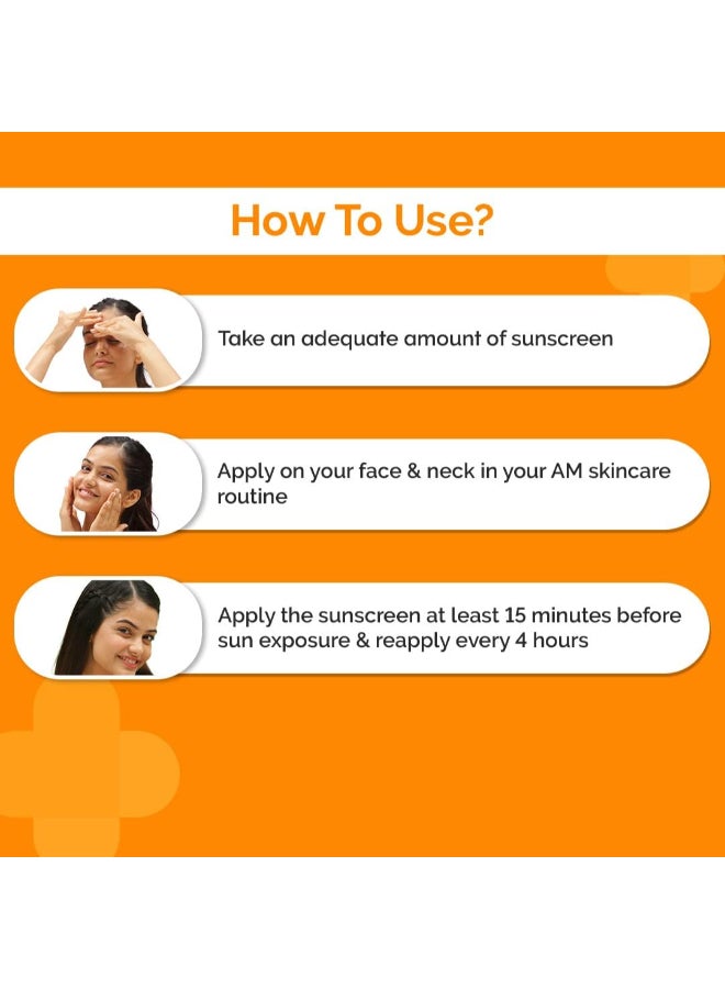 THE derma Co واقي شمس ملون بحمض الهيالورونيك 1% لجميع أنواع البشرة SPF 60 جل، PA++++، بدون أثر أبيض، خفيف الوزن، حماية واسعة النطاق - 30 جرام - Image 4