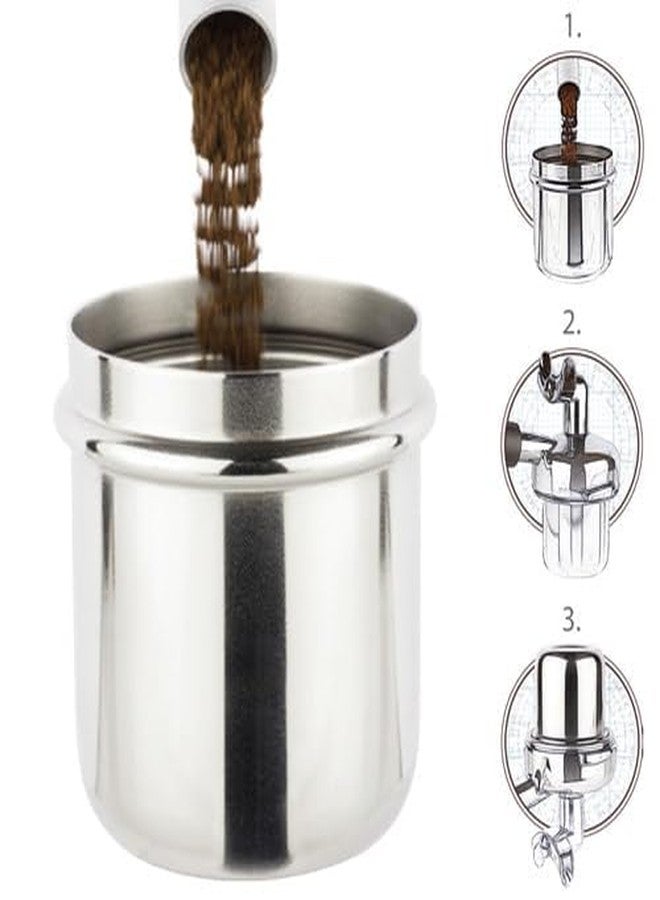 Motta Metallurgica Motta Barista Stainless Steel Coffee / Espresso Dosing Cup, 60 mm - Image 3