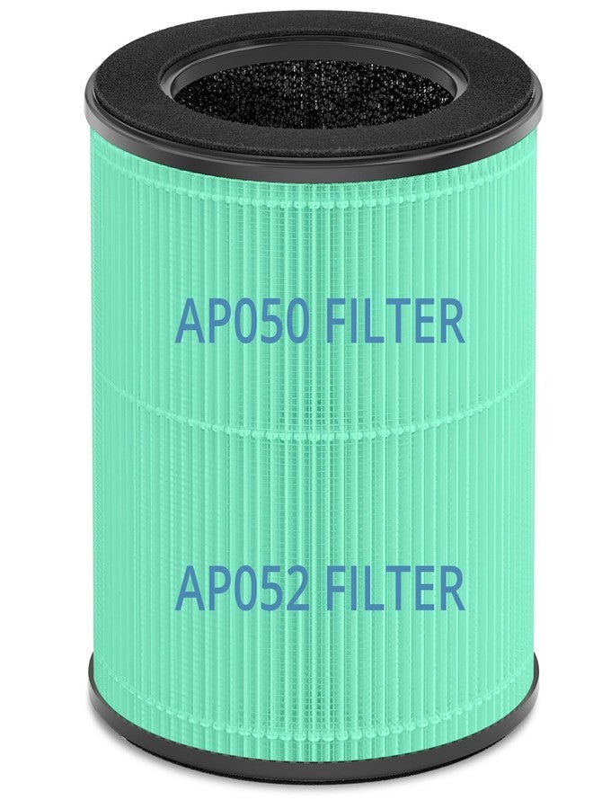 Tailulu Official AP050 AP052 Air Purifier Replacement Filter, 3-in-1 Air Purifier Filter, True H13 HEPA Filter, 1Pack(Green) - Image 1
