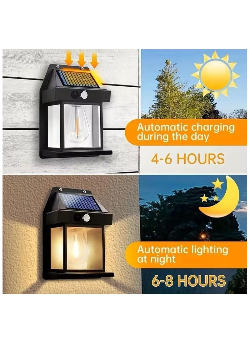 QSHOP® Solar Wall Lights Outdoor, Wireless Dusk to Dawn 3 Modes Motion Sensor Lights Outdoor Waterproof with Clear Panel for Entryway Front Door - pzsku/ZBB29B5A5B375E92D5197Z/45/_/1730640884/7b4f4893-f65b-4e77-b02b-bfe6c3dc0f81