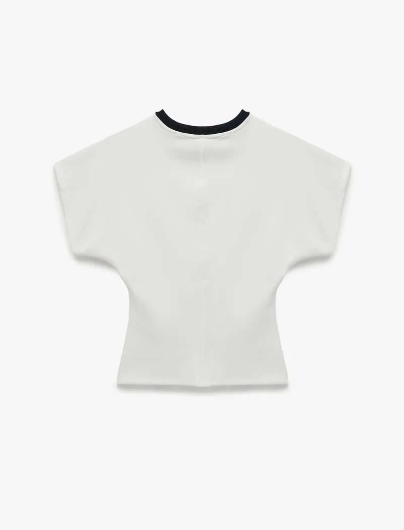 كوتون Crew Neck T-Shirt