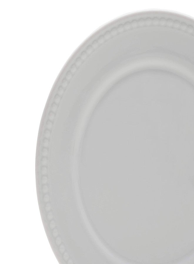 Everyday White طقم أطباق سلطة بيضاء مزينة بالخرز مكون من 4 قطع - Image 3