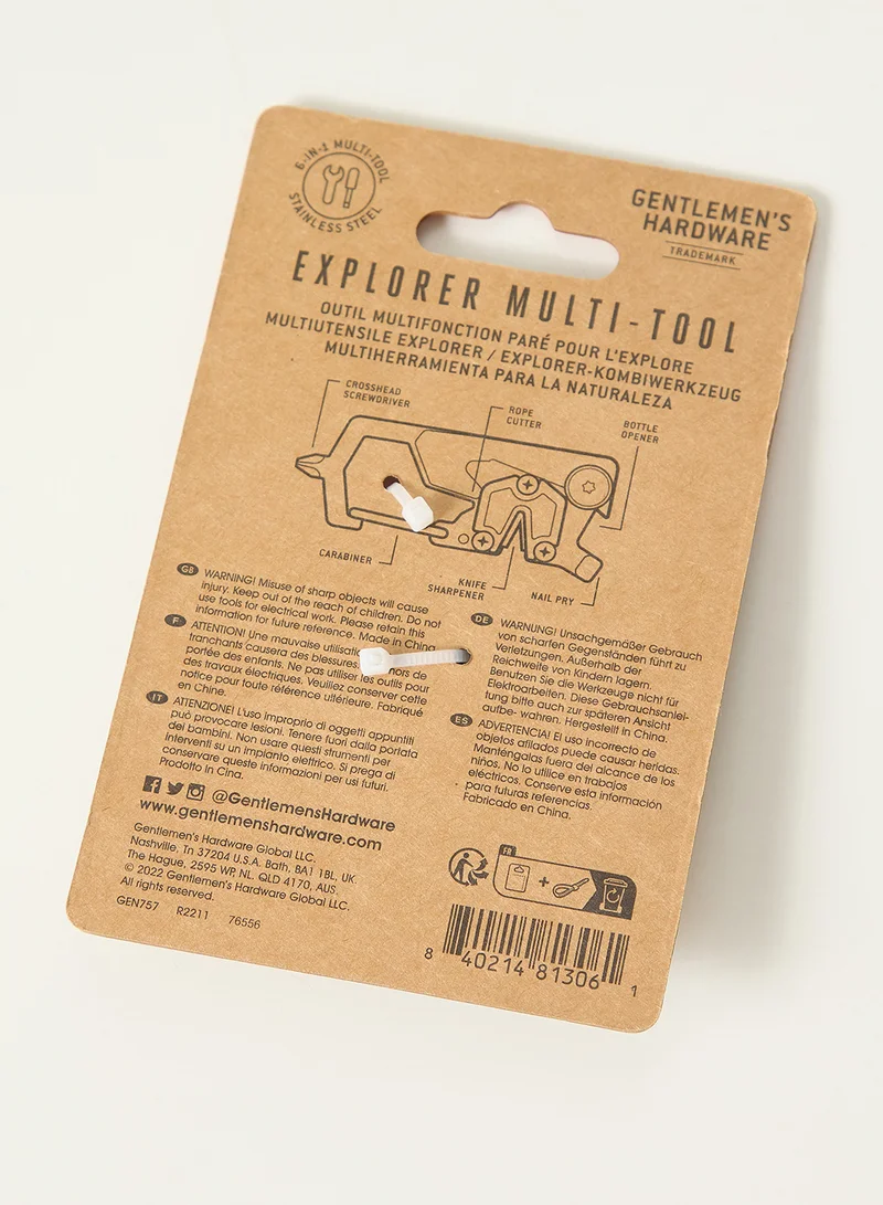 GENTLEMEN'S HARDWARE Mini Explorer Multi-Tool